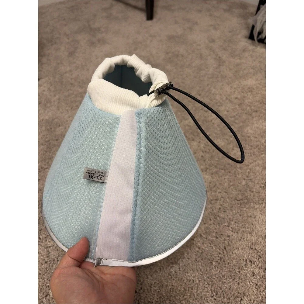 Dog Cone Collar, XL, Light Blue